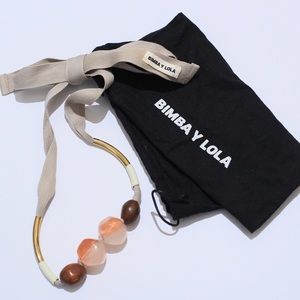Bimba y Lola Spanish designer quartz necklace